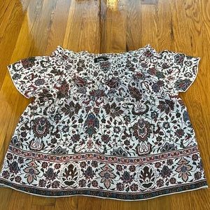 Floral Off the Shoulder Top